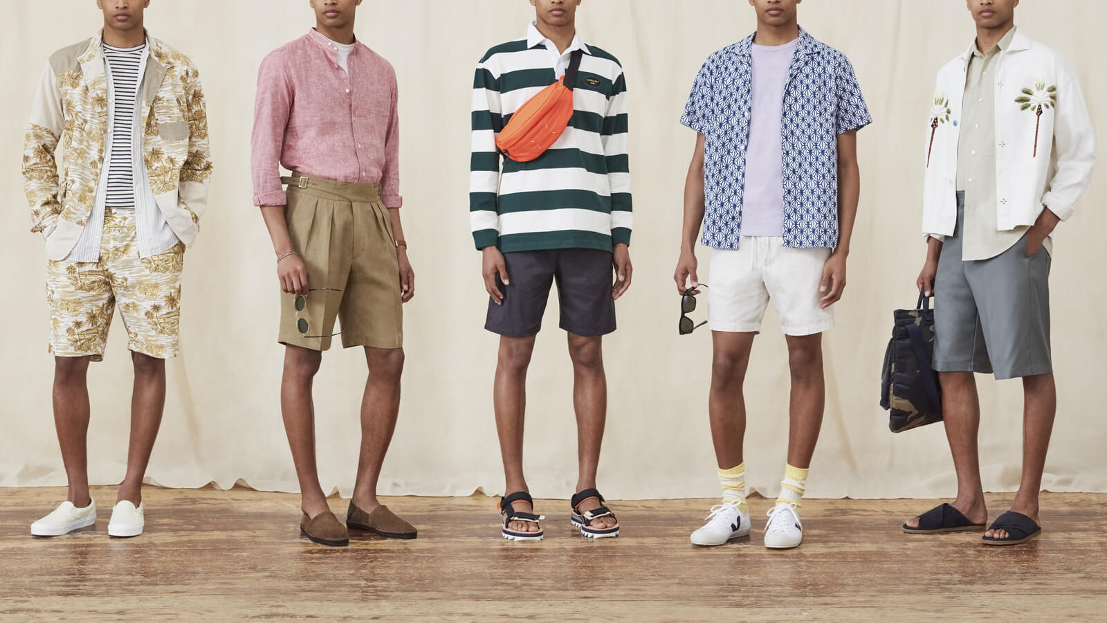 Différentes façons de porter le short long pour homme