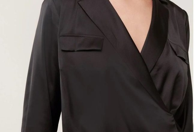 Body chemise noir