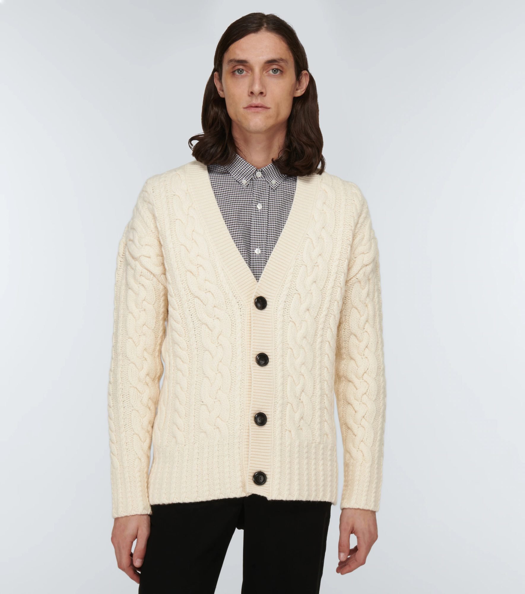 cardigan blanc ami paris