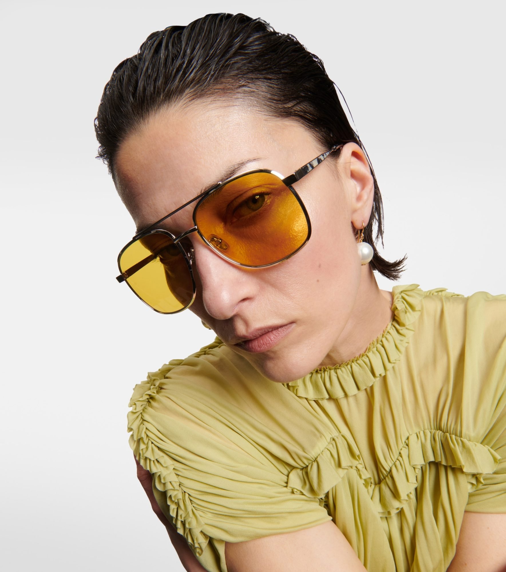 Sonnenbrille in Schildpatt-Optik Victoria Beckham