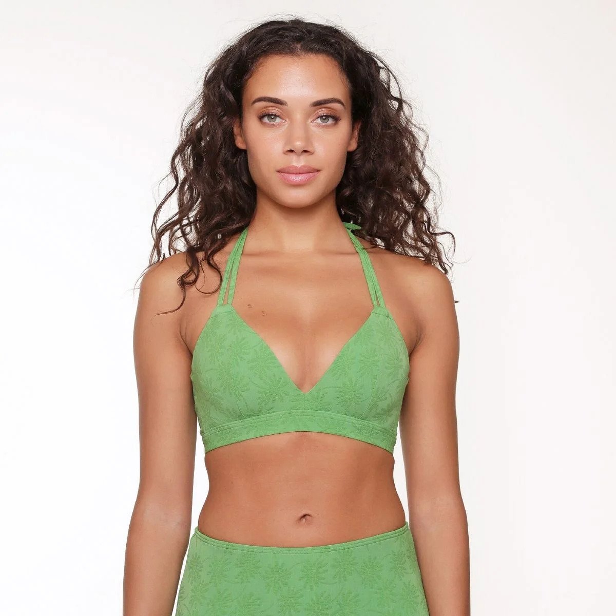 Maillot de bain triangle vert mit Bügeln Lingadore