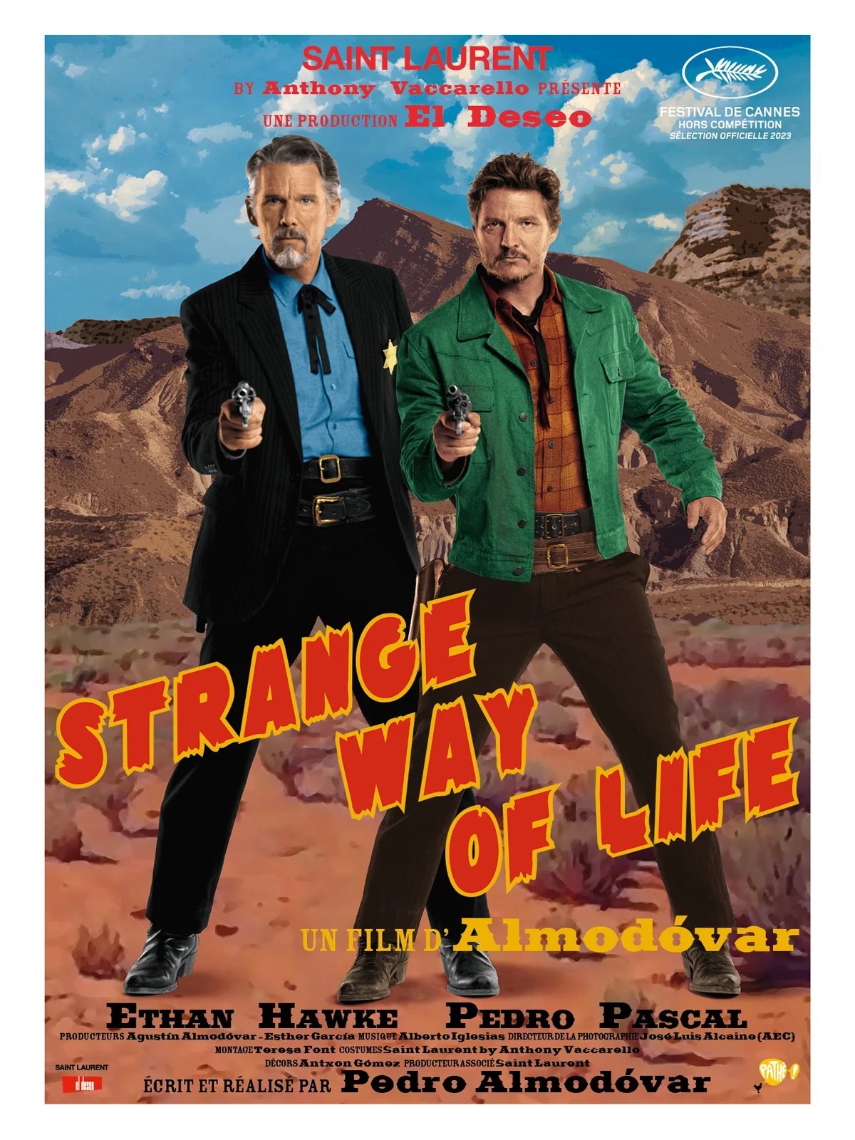 Affiche du film Strange Way Of Life par Saint Laurent Productions