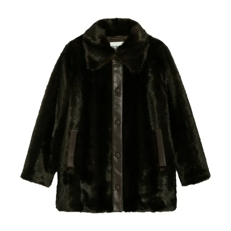 Der flauschige Mantel wird das Komfortstück dieses Winters sein 28 manteau mi long fausse fourrure f51ffb769a9a20cb912c38e1d1a27b6c Modalova