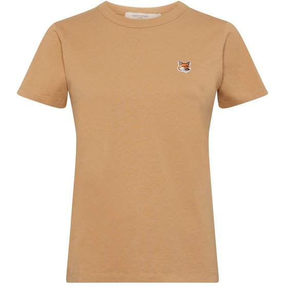 Damen-T-Shirt Camel Maison Kitsuné