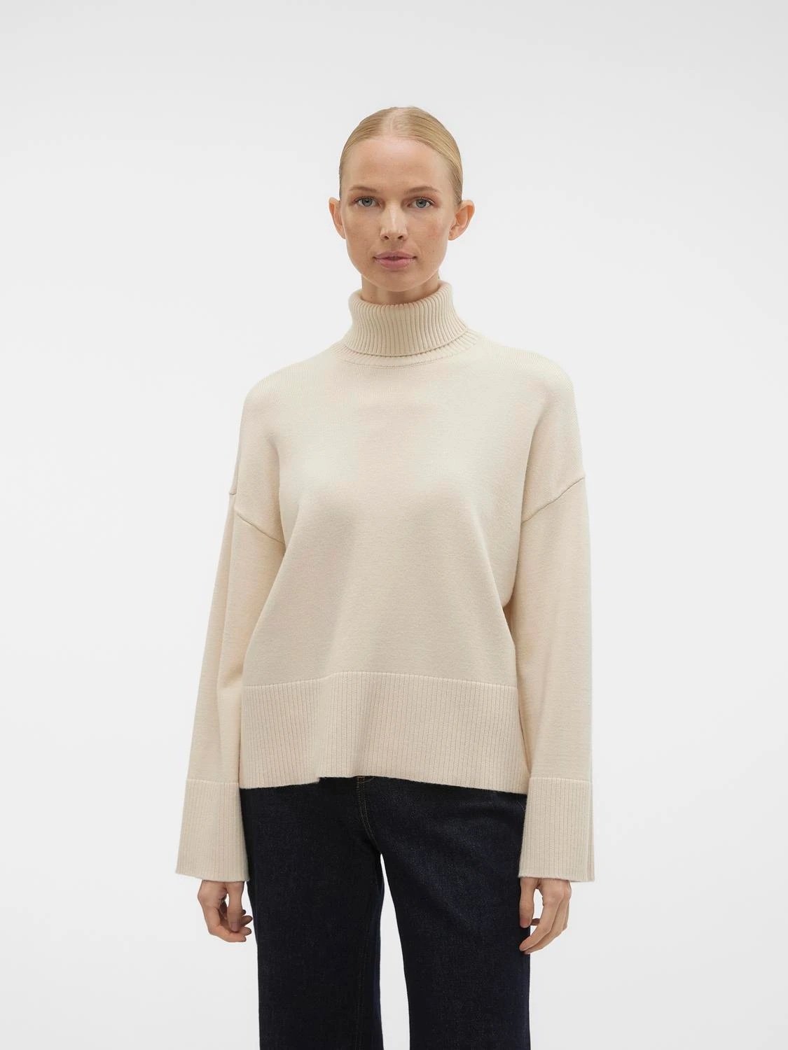 Vero Moda Langarm-Pullover mit Rollkragen