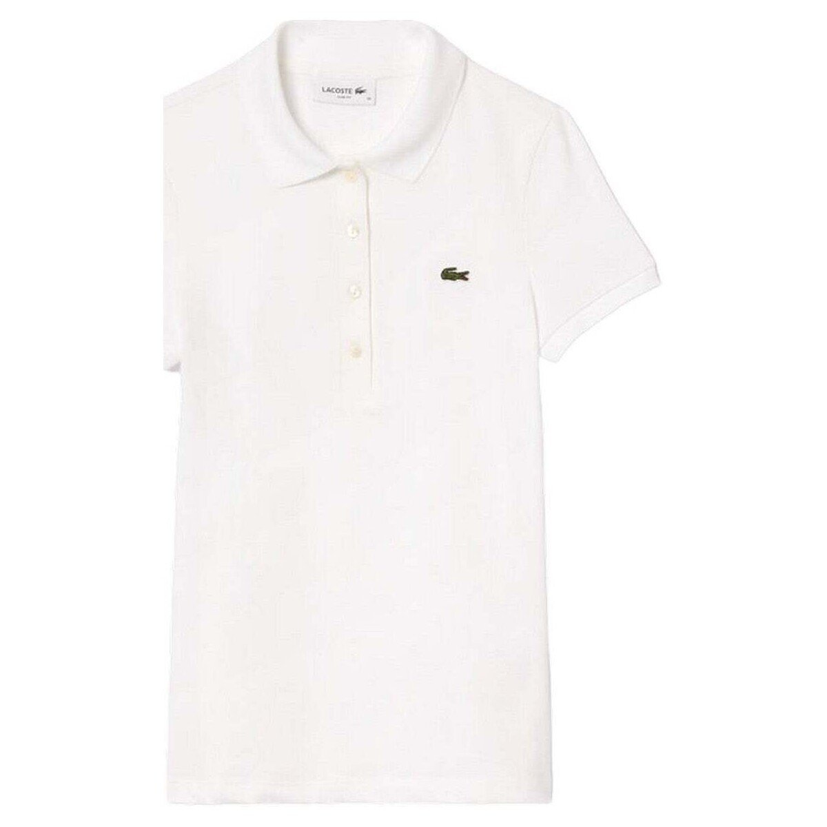 Weißes Lacoste Polo für Damen