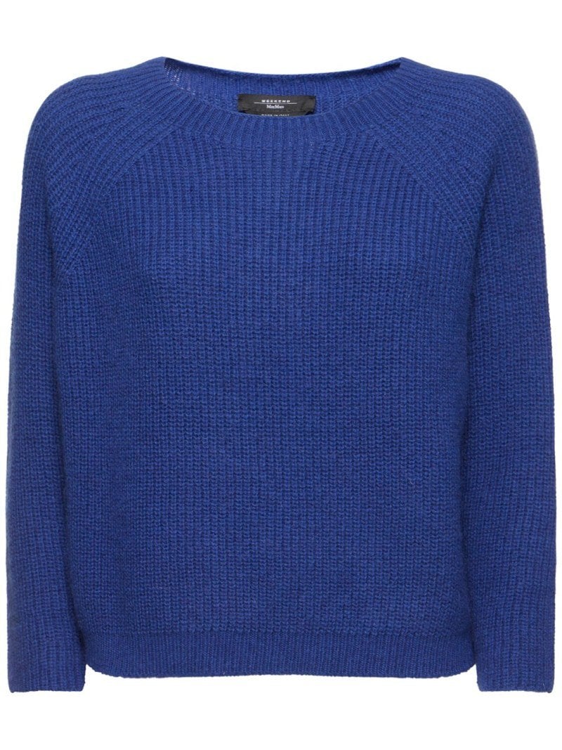 Cobaltblauer Mohair-Pullover Weekend Max Mara