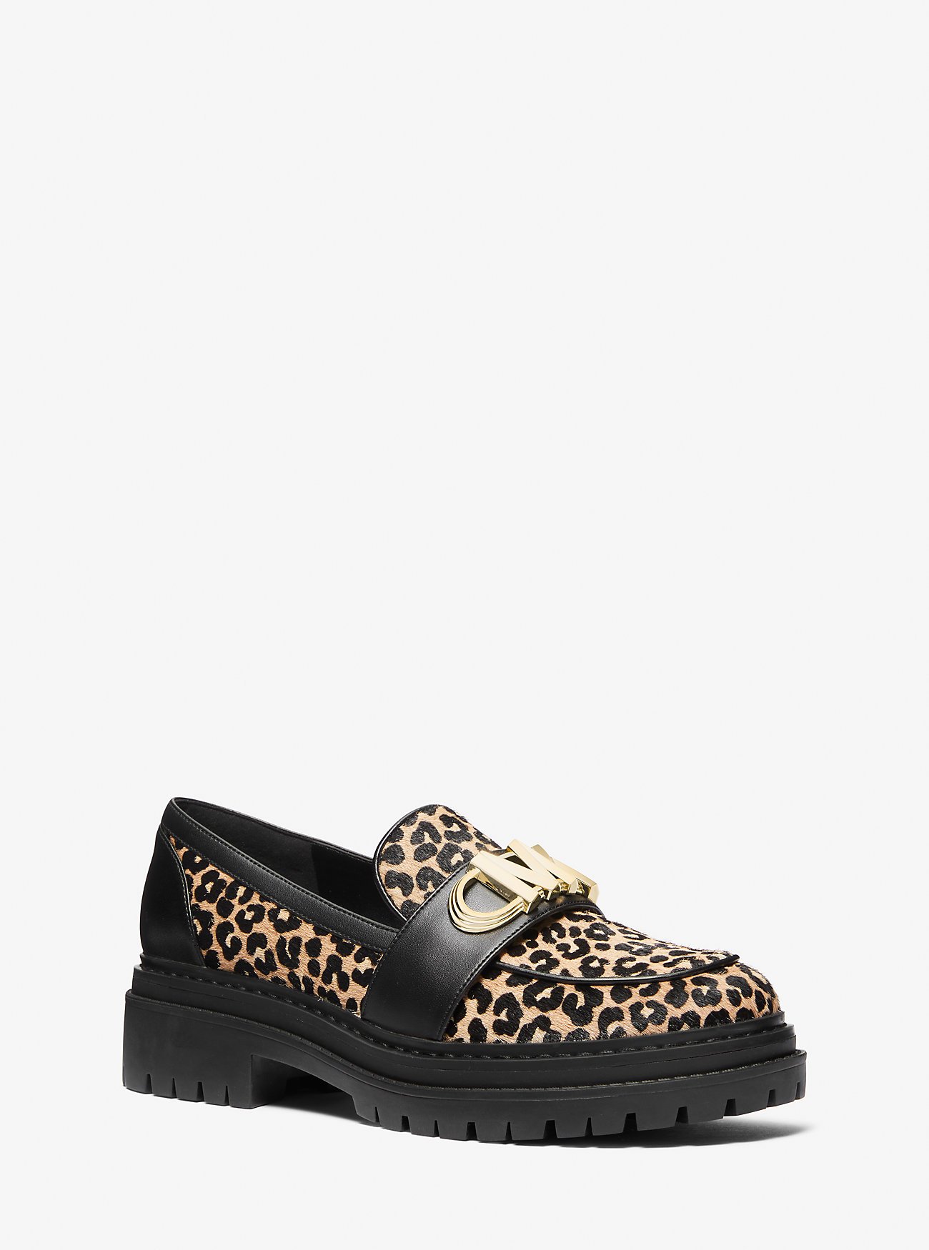 Mokassins mit Leopardenmuster Michael Kors