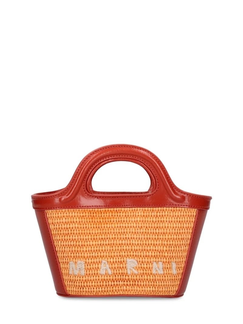 Orange Raphia-Tasche von Marni