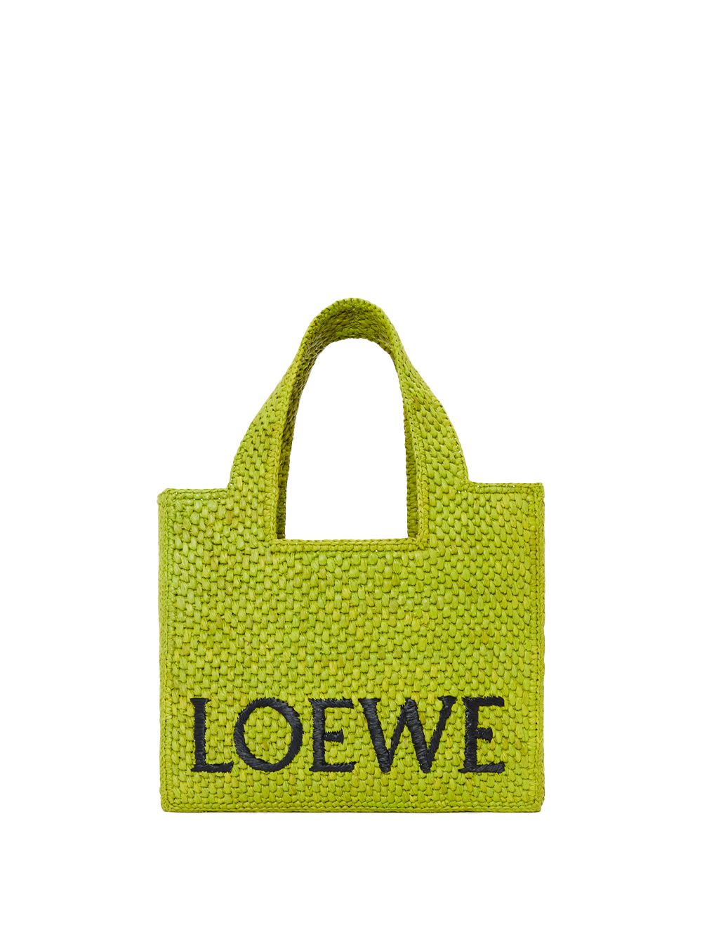 Grüne Raphia-Tasche von Loewe x Paula's Ibiza