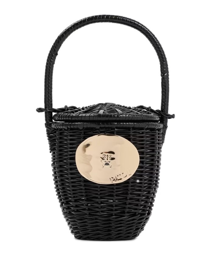 Bucket-Tasche aus Raphia von Patou