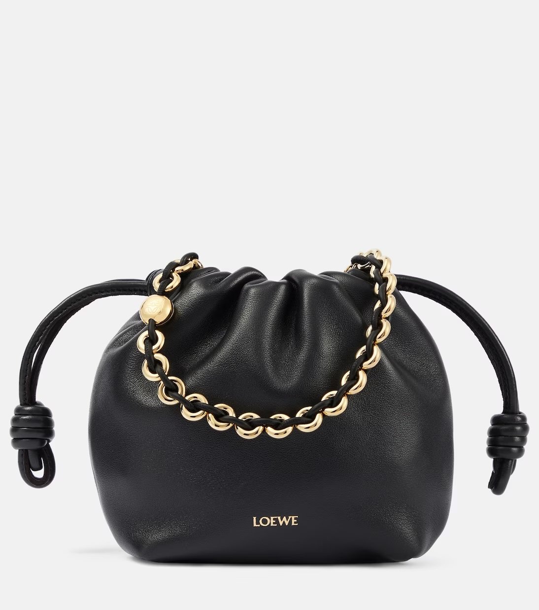 Flamenco Tasche LOEWE schwarz Leder