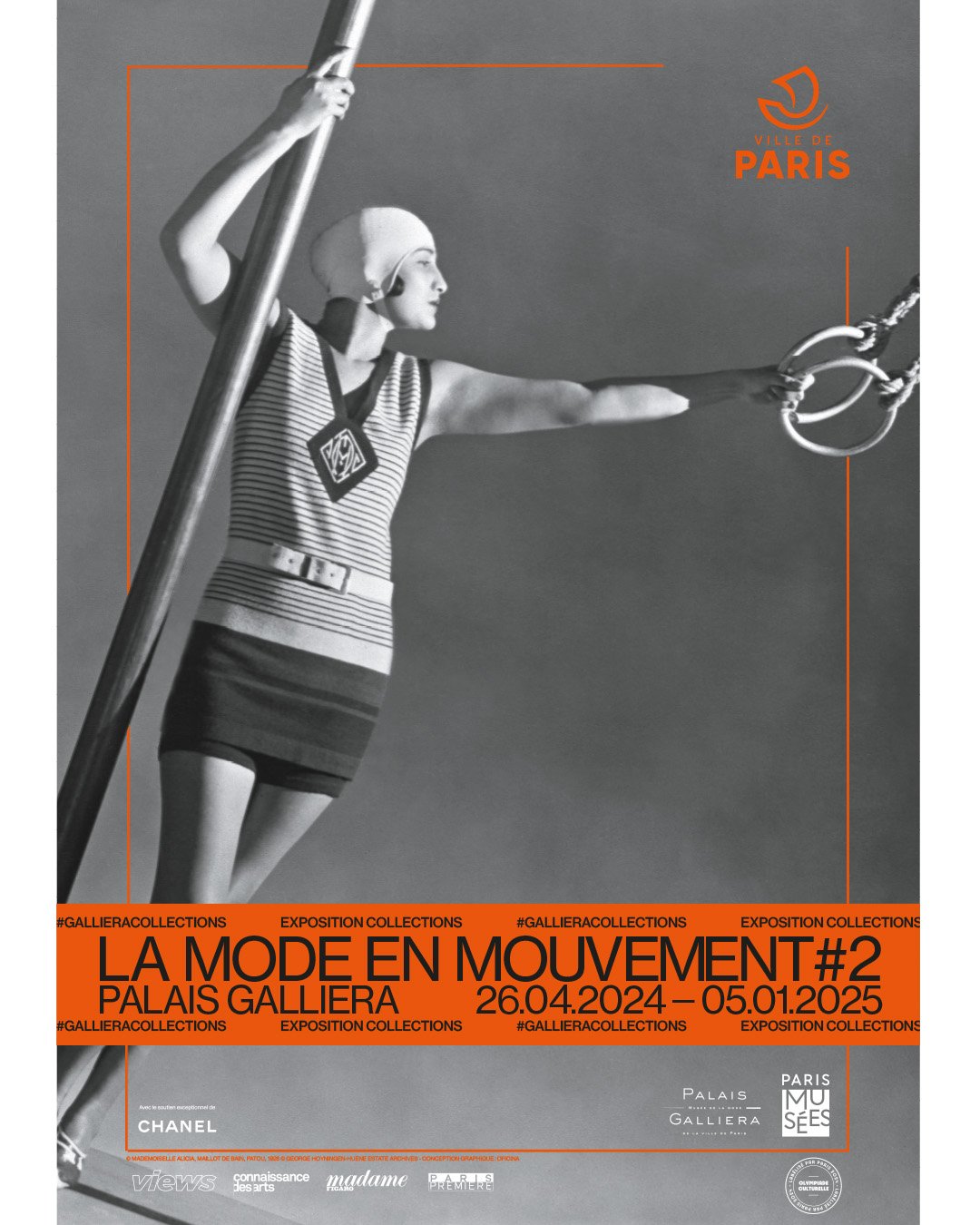 Affiche de l'exposition La Mode en mouvement #2