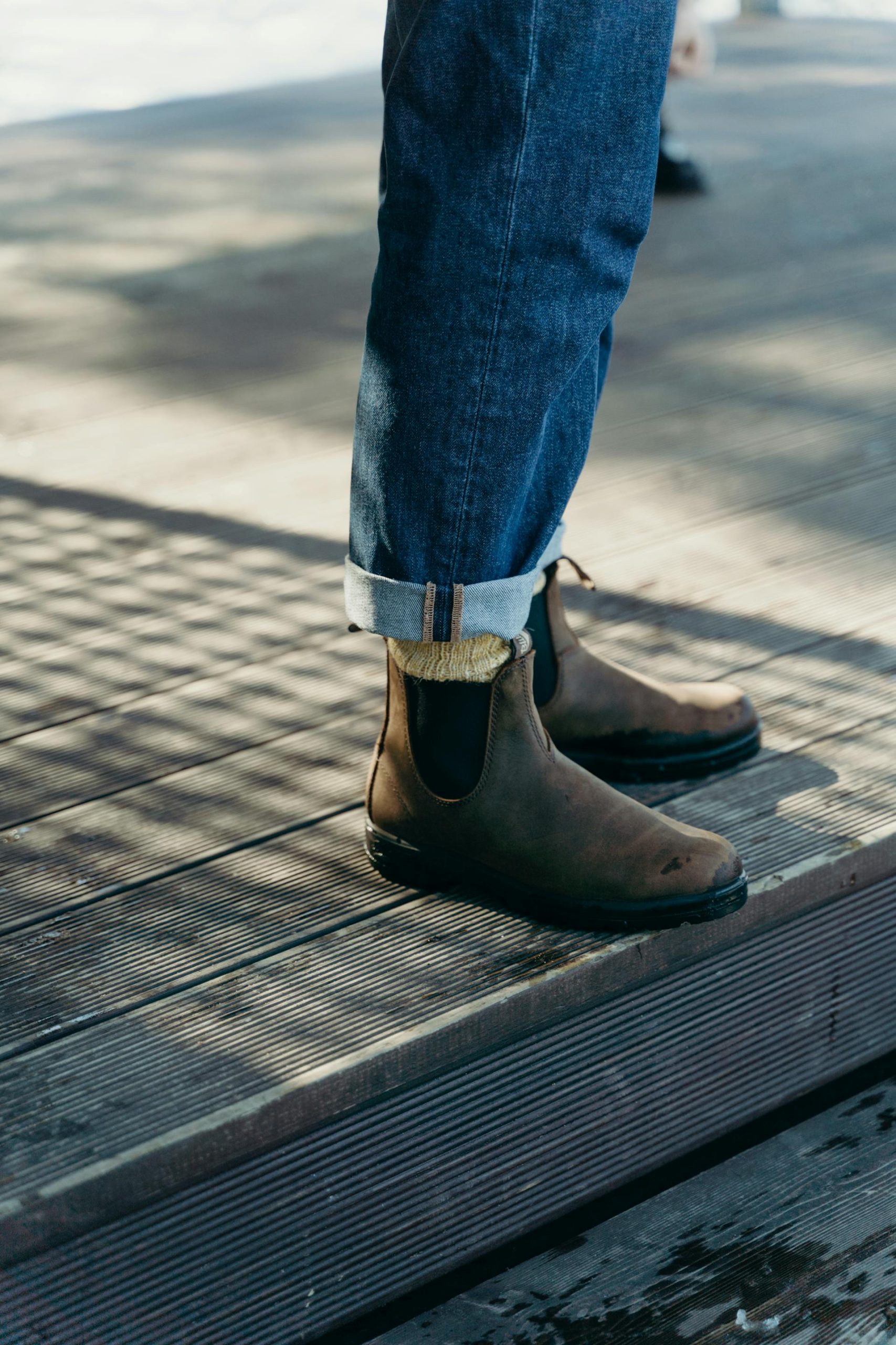 Look avec jean à revers