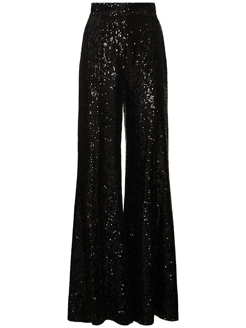 Ausgestellte Paillettenhose Elie Saab