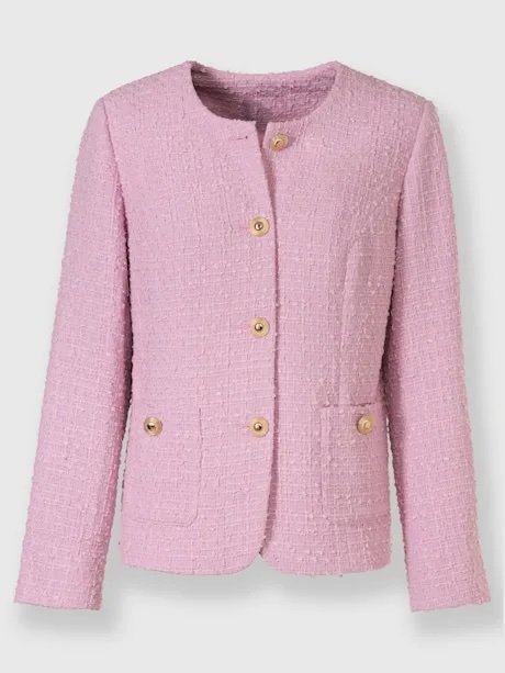 Veste boucle rose Witt