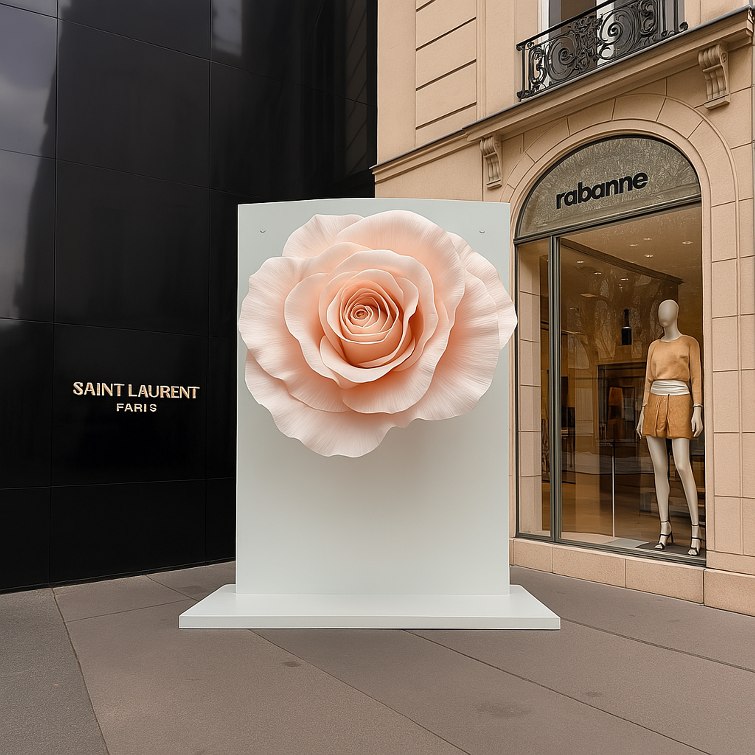 Der Comité Montaigne startet die erste Ausgabe von Blooming, der Montaigne Flower Show 4 photobooth rose comite montaigne 12eb493354ebf7643357d9a261849116 1