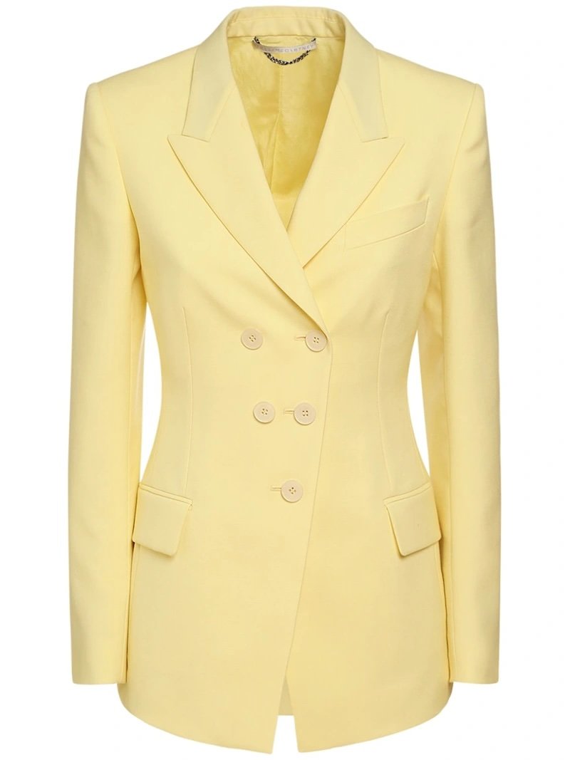 Veste costume jaune Stella McCartney
