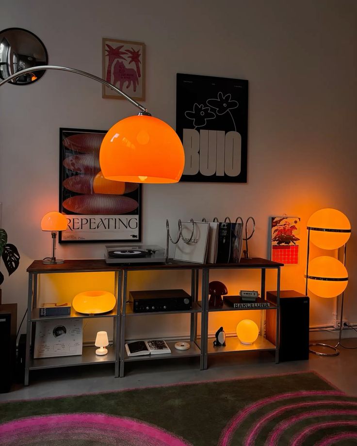 Trend orange Lampen 2025