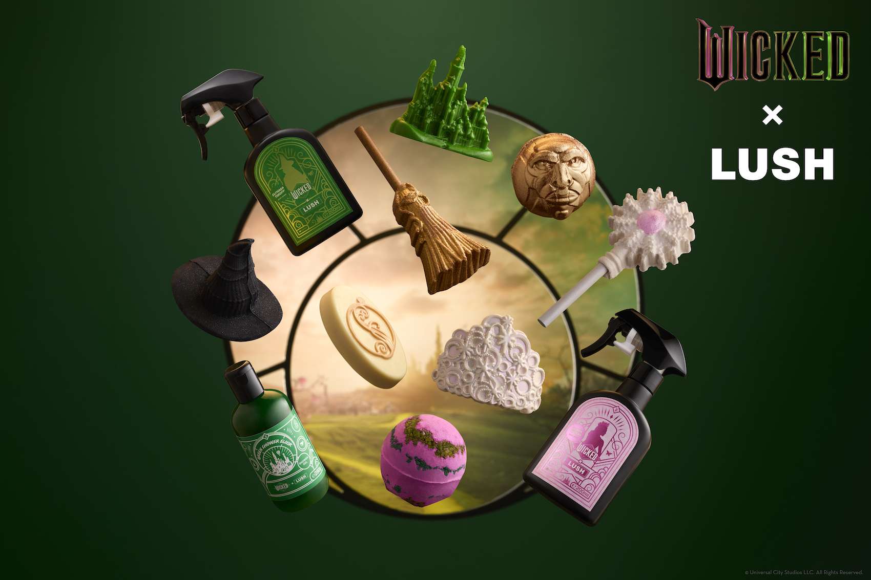 Wicked: For Good x Lush : die verzaubernde Zusammenarbeit 2 Kollektion Wicked x Lush 2024