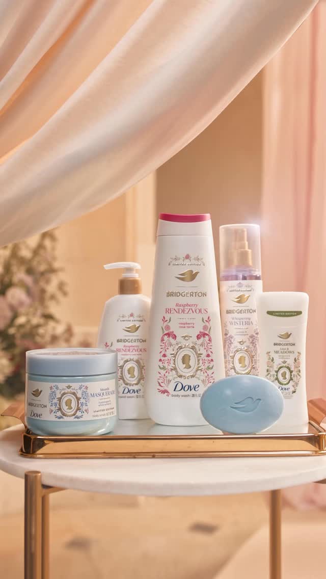 Produits Dove x Bridgerton
