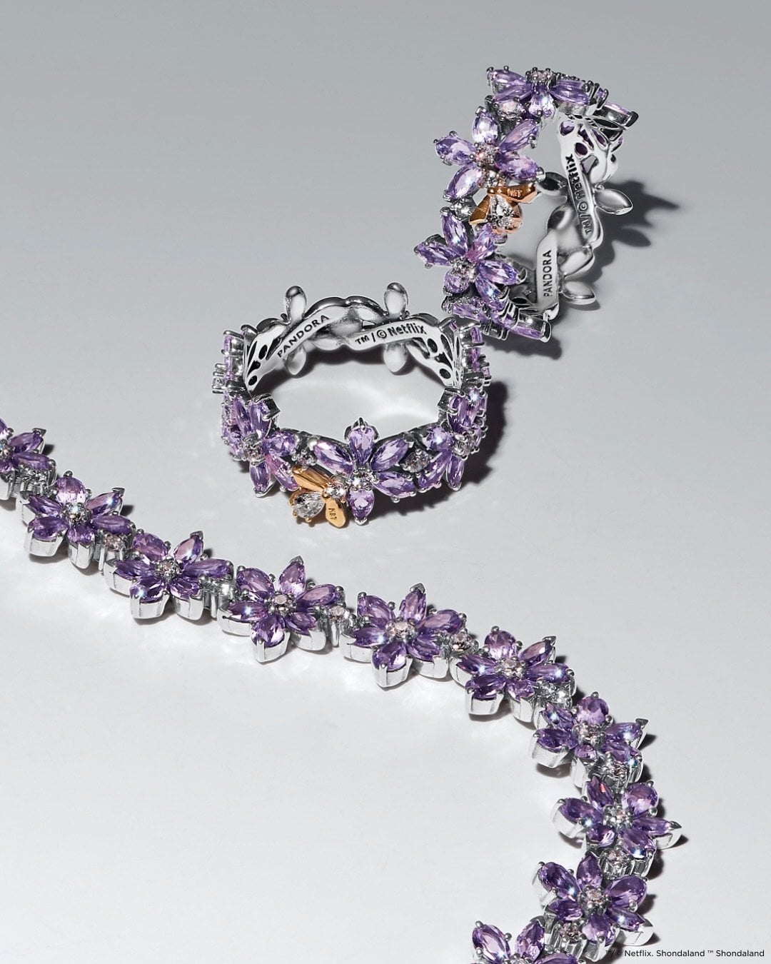 Bijoux Pandora x Bridgerton Netflix Shondaland
