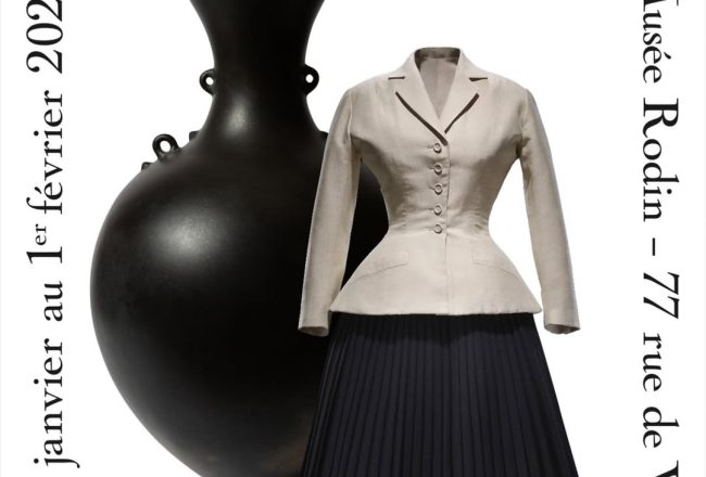Affiche exposition Dior haute couture Grammaire des formes