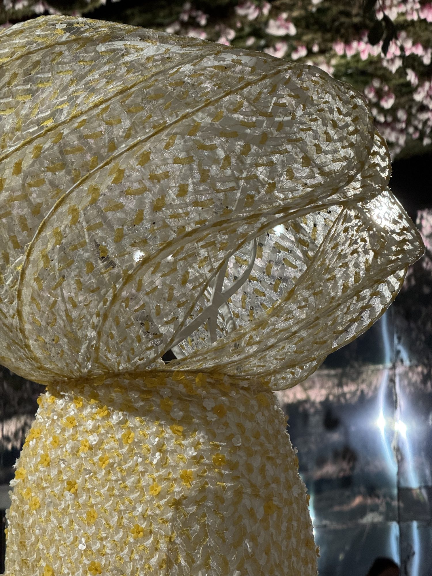 Detail Kleid Kollektion Dior Haute Couture Frühjahr-Sommer 2026 Jonathan Anderson Foto von Pauline PINOT