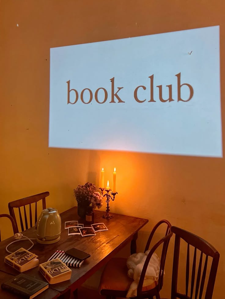 Idee für einen Buchclub-Abend