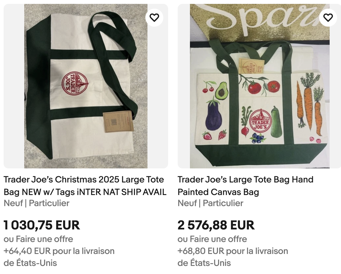 Tote Bag Trader Joe's Ebay