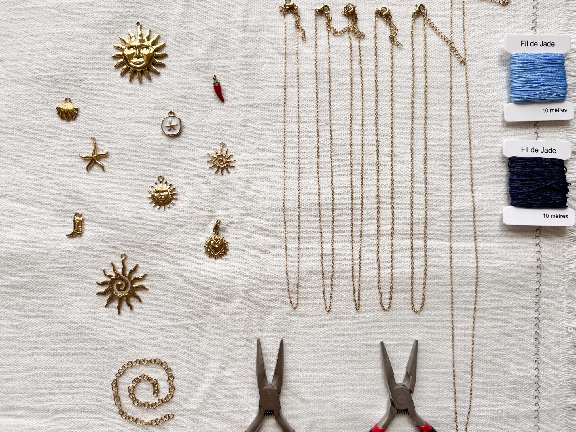 Wie man DIY-Schmuck herstellt, kreatives Hobby, analog Pauline PINOT