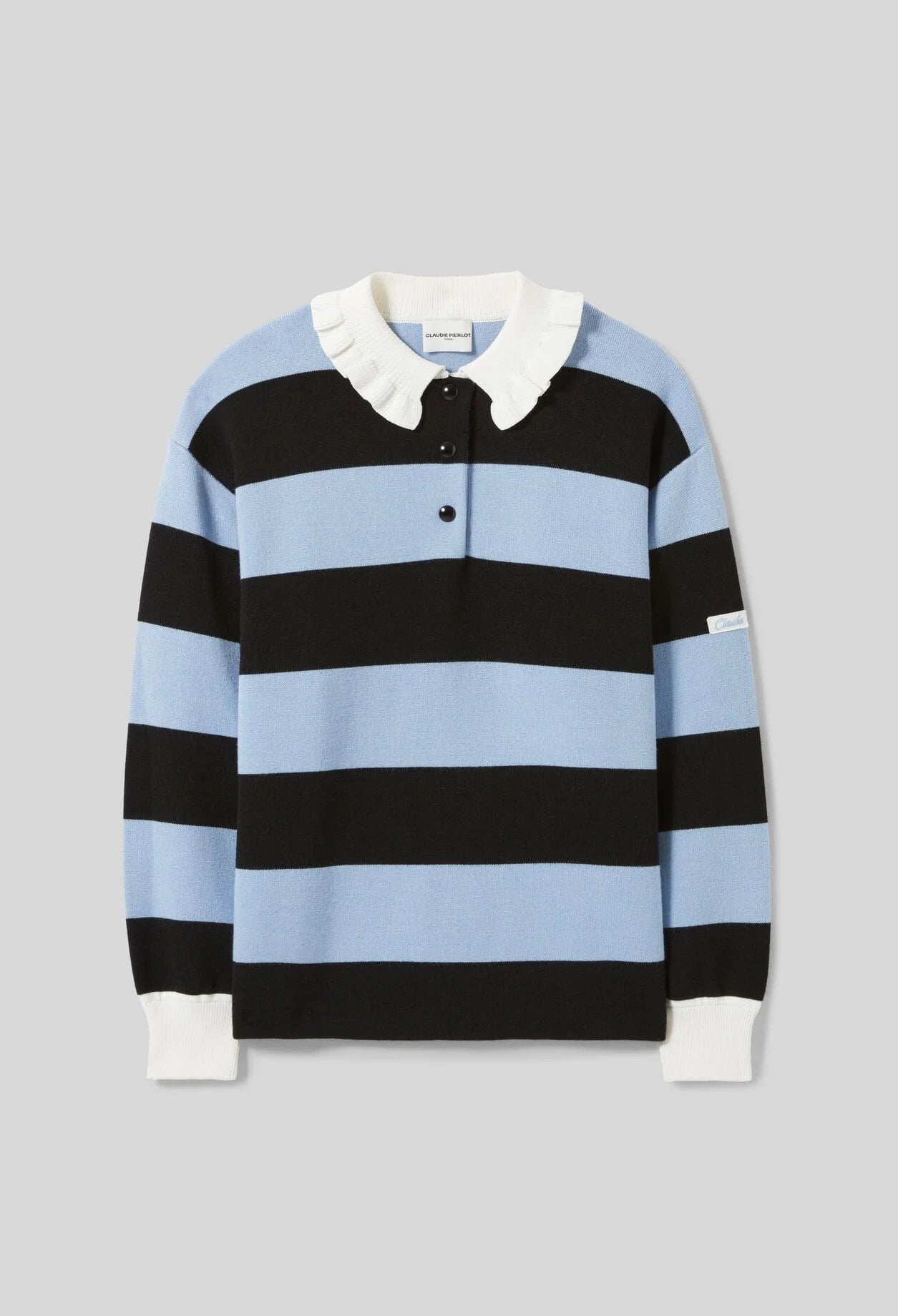 Polo rayé manches longue Claudie Pierlot
