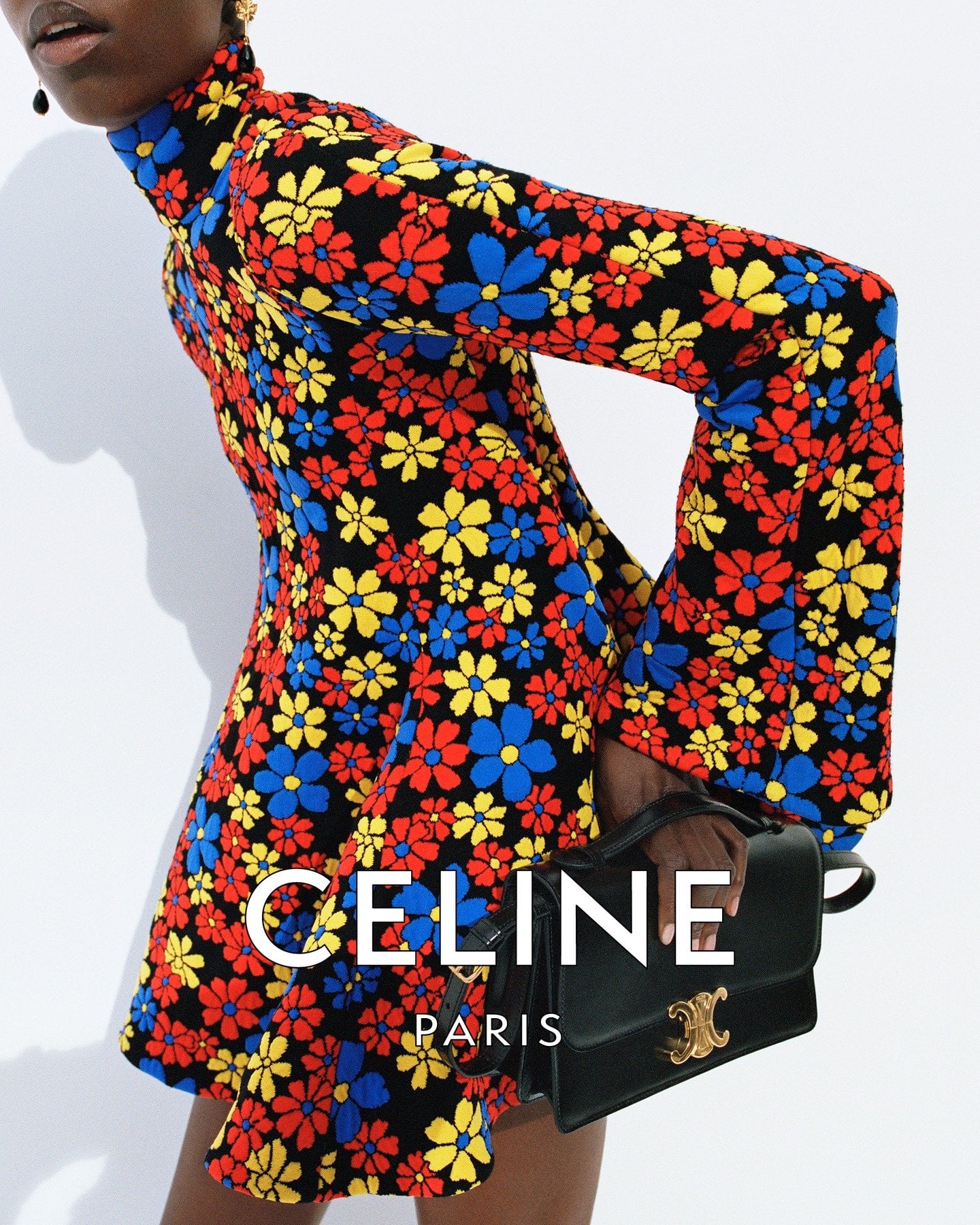 Robe à fleurs Celine ss26