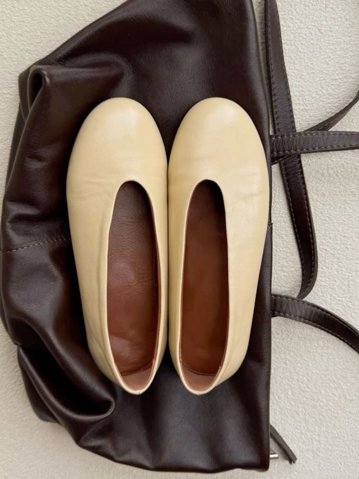 Lederballerinas