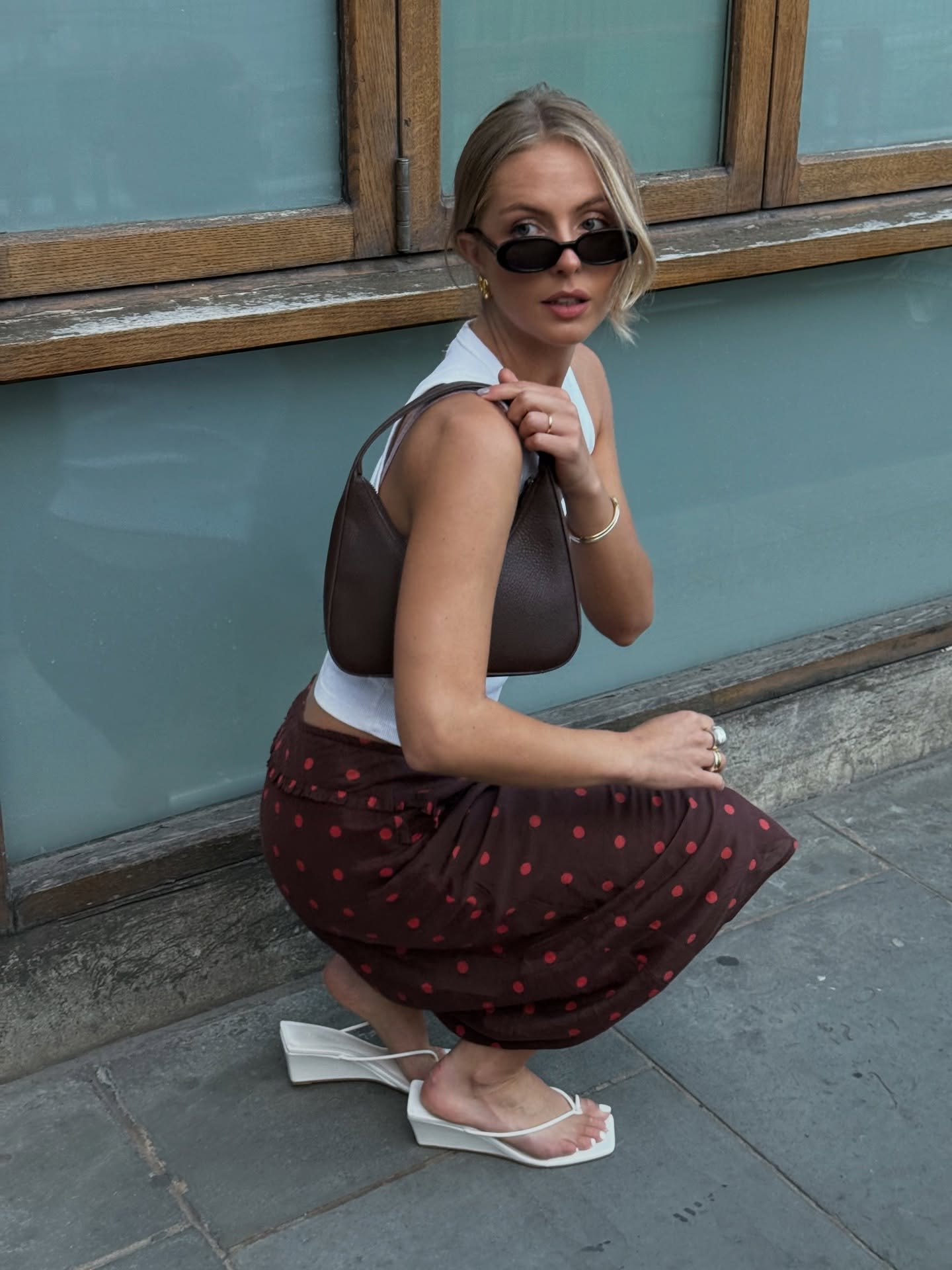 Look Rock und Keil-Sandalen Damen