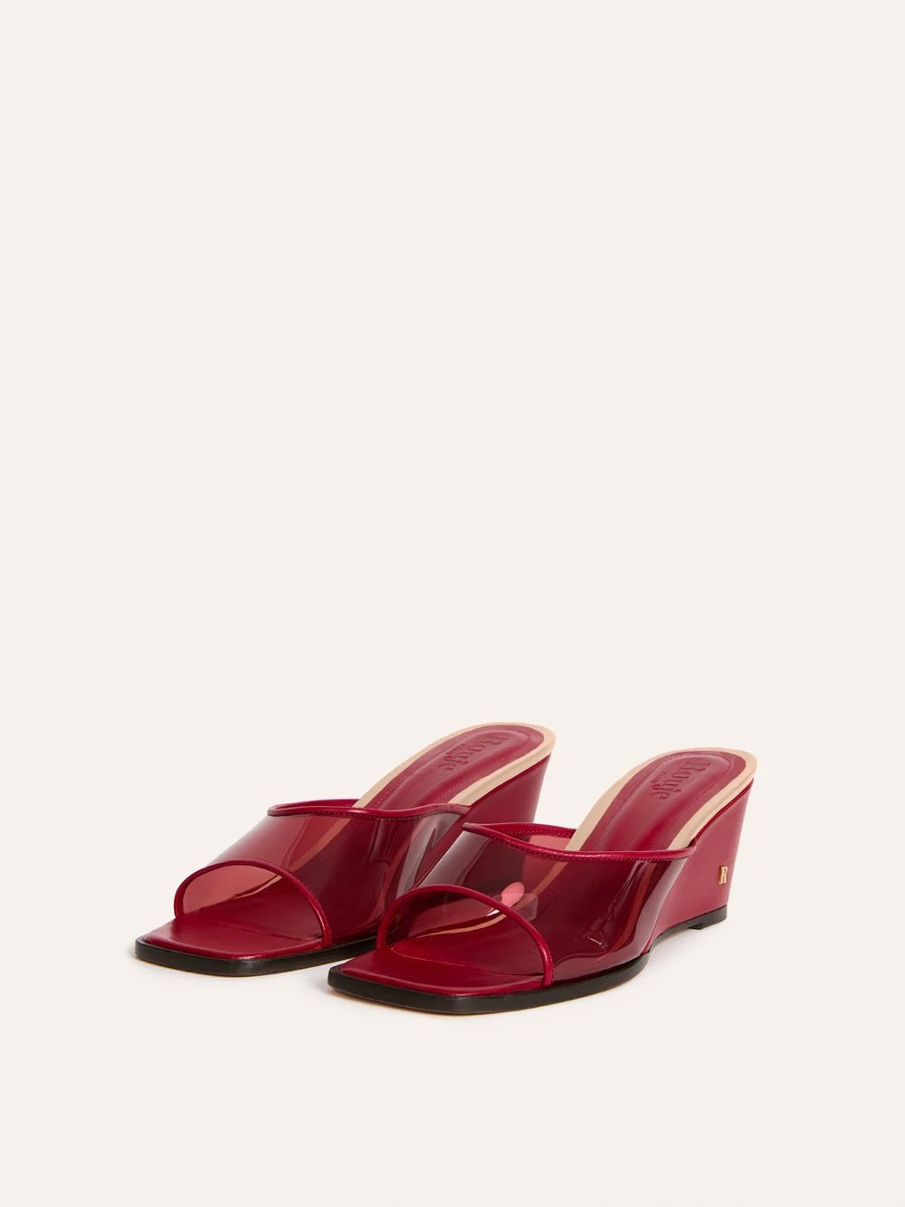 Natty Mules Bordeaux Rouje