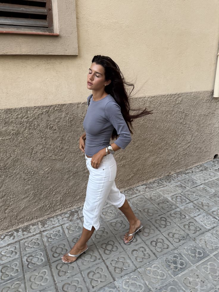 Outfit-Idee mit Capri-Hose