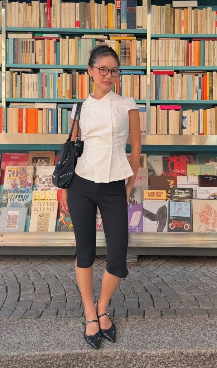 Lässiger Look mit Capri-Hose