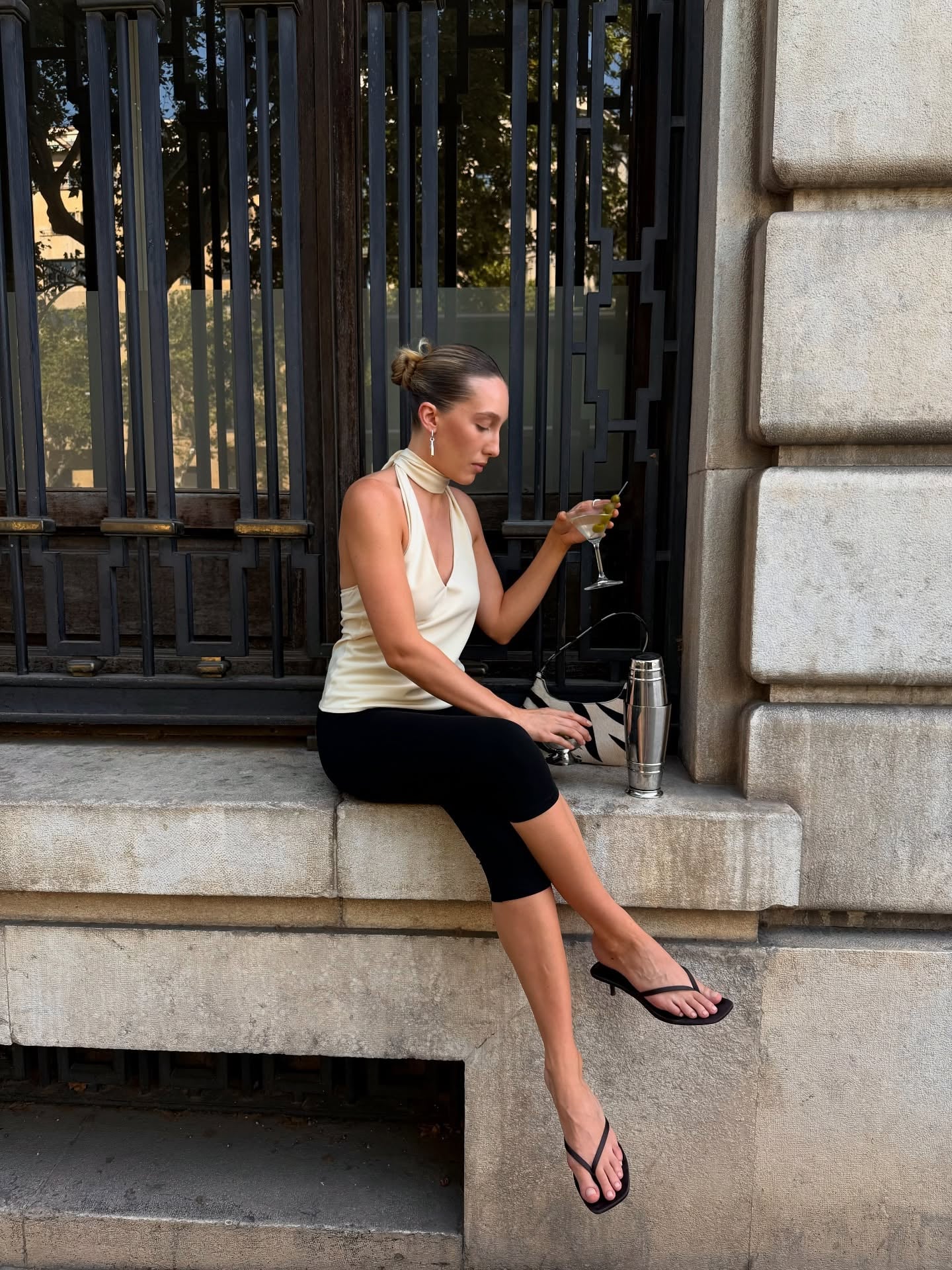 Abendoutfit mit Capri-Hose