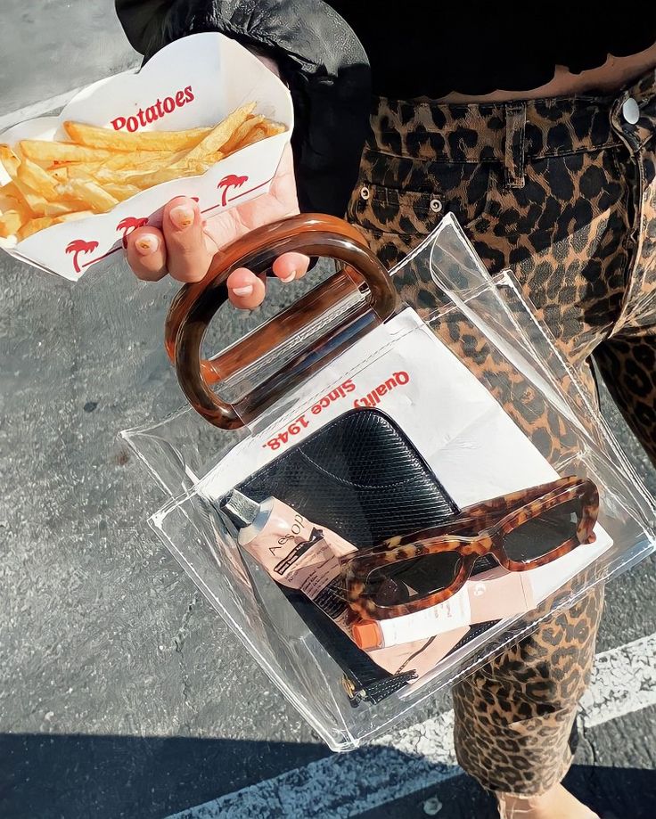 Transparente Handtasche