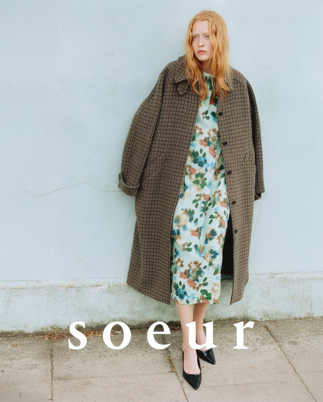 Der Tartan und das Argyle als Signaturmuster diesen Herbst 4 Tartan-Wollmantel Soeur Paris